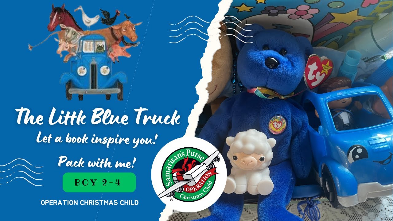 Operation Christmas Child - Let a book inspire you! 💙🛻🐮2024