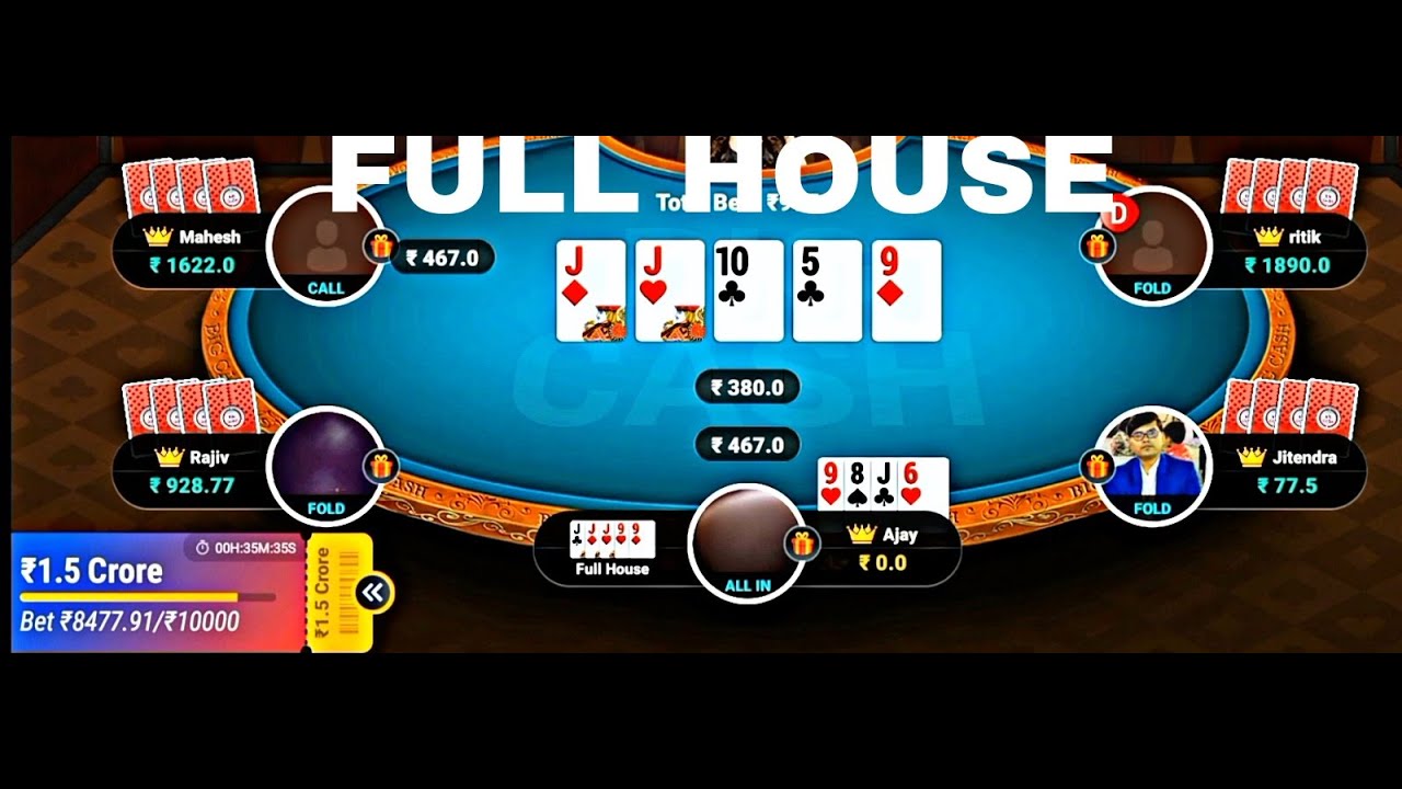 2 pair me all in one | big cash poker game play | poker club