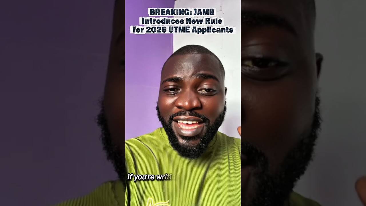 BREAKING: JAMB Introduces New Rule for 2026 UTME Applicants #deetutors #jamb