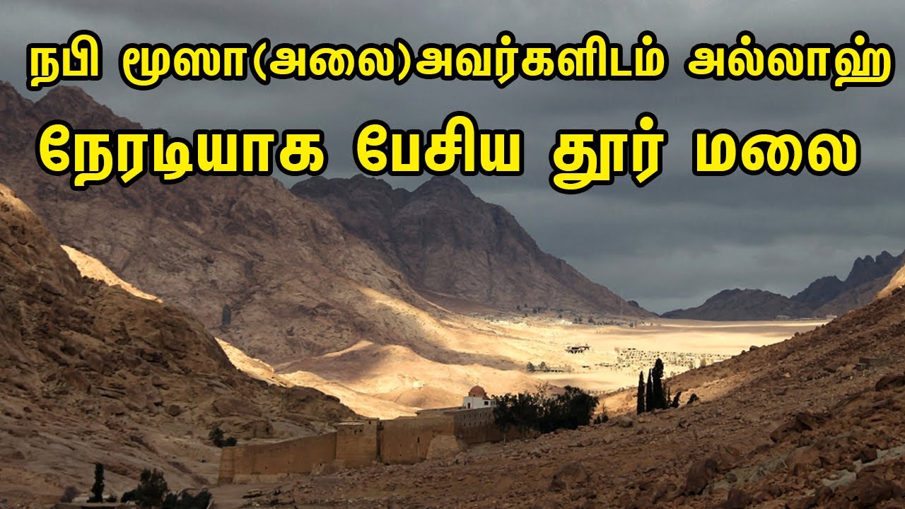 நபி மூஸா(அலை)அவர்களிடம் அல்லாஹ் நேரடியாக பேசிய தூர் மலை | Tamil Muslim Tv | Tamil Bayan