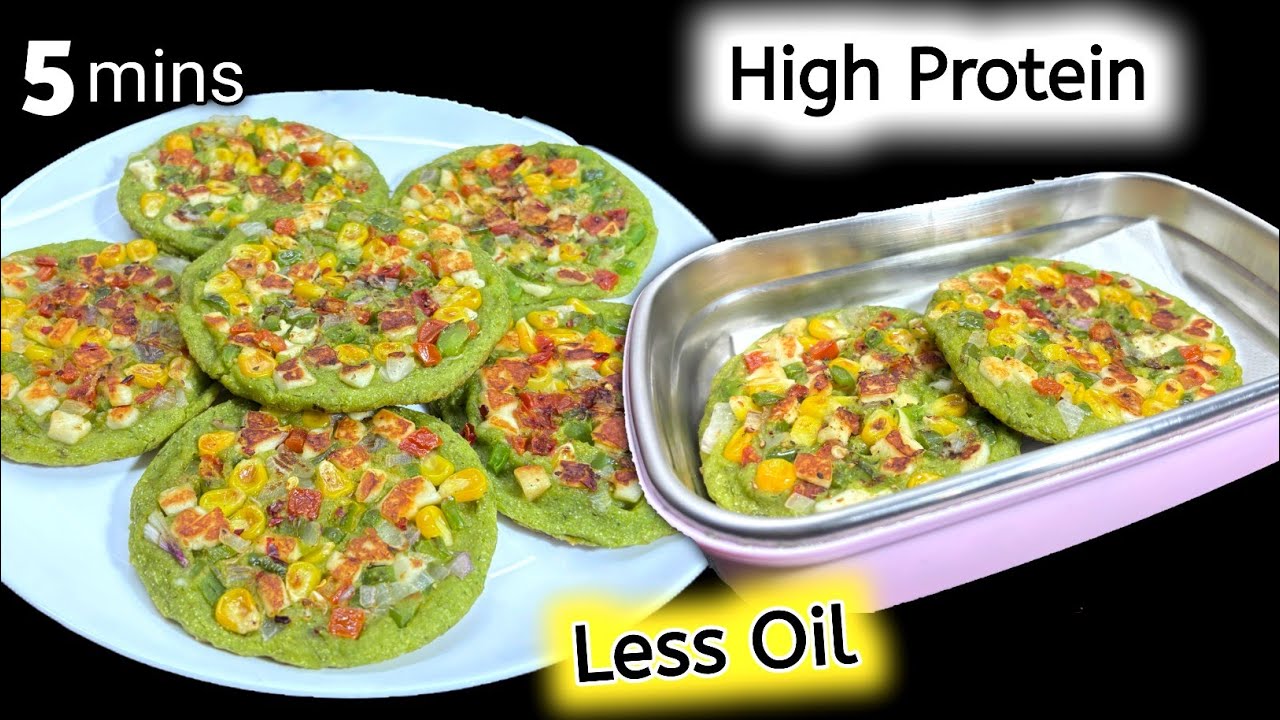 5 Minutes High Protein Tiffin Recipes | Healthy Breakfast Ideas | Kids Lunchbox Recipes | Nashta 