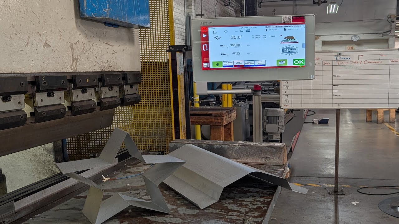 Complete CNC Press Brake Retrofit | From Failed Electronics to VisiTouch Control | Los Angeles, CA