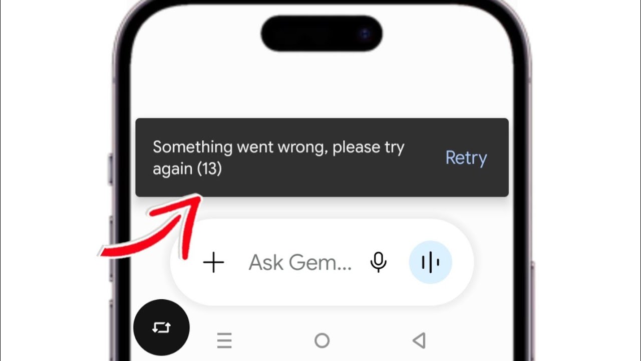 Gemini Something Went Wrong Please Try Again (13) Error Fix 2026 | Gemini Error 13 Problem