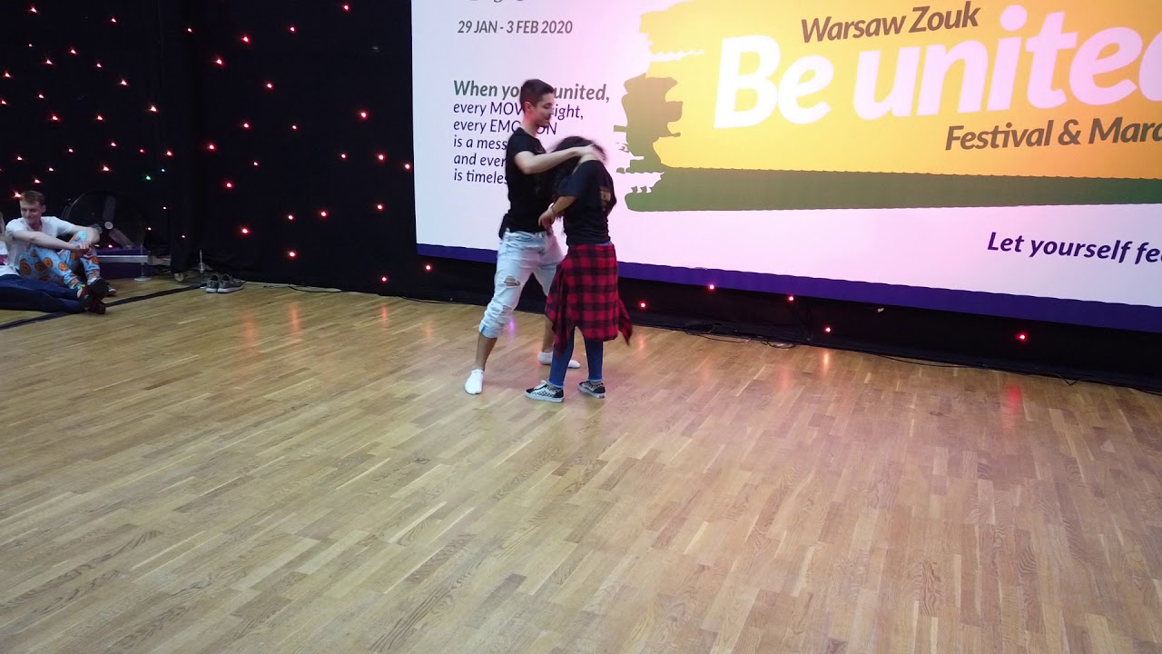 WZF 2020 - Lui & Larissa - Demo of workshop: close embrace - Warsaw Zouk Festival