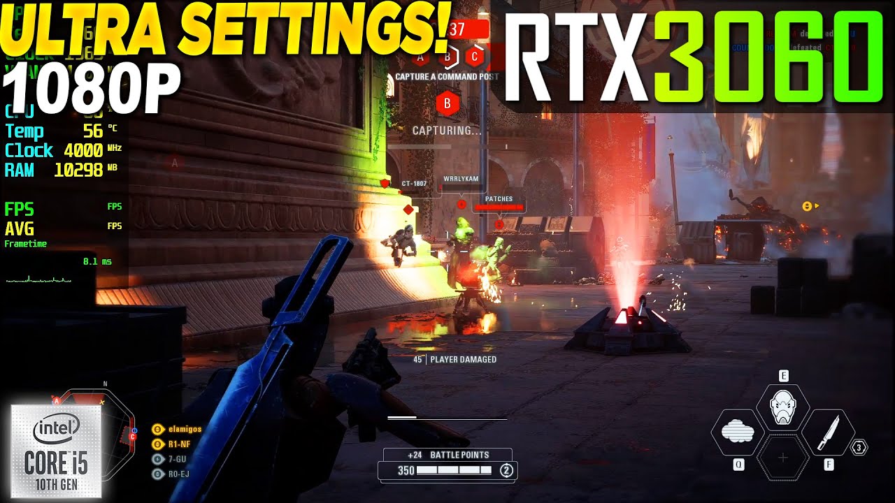 STAR WARS Battlefront 2 RTX 3060 - 1080p Ultra,