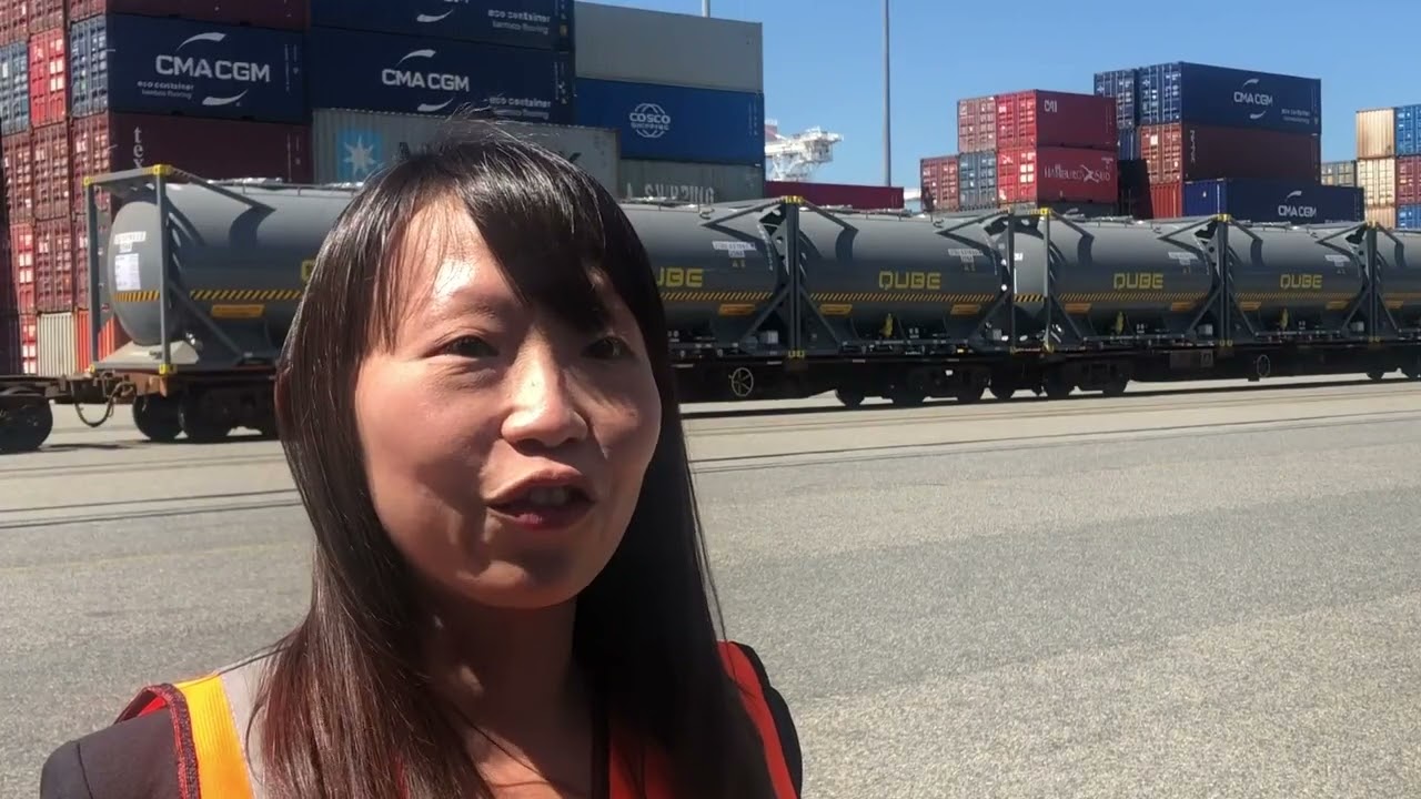Containers on rail January 2022