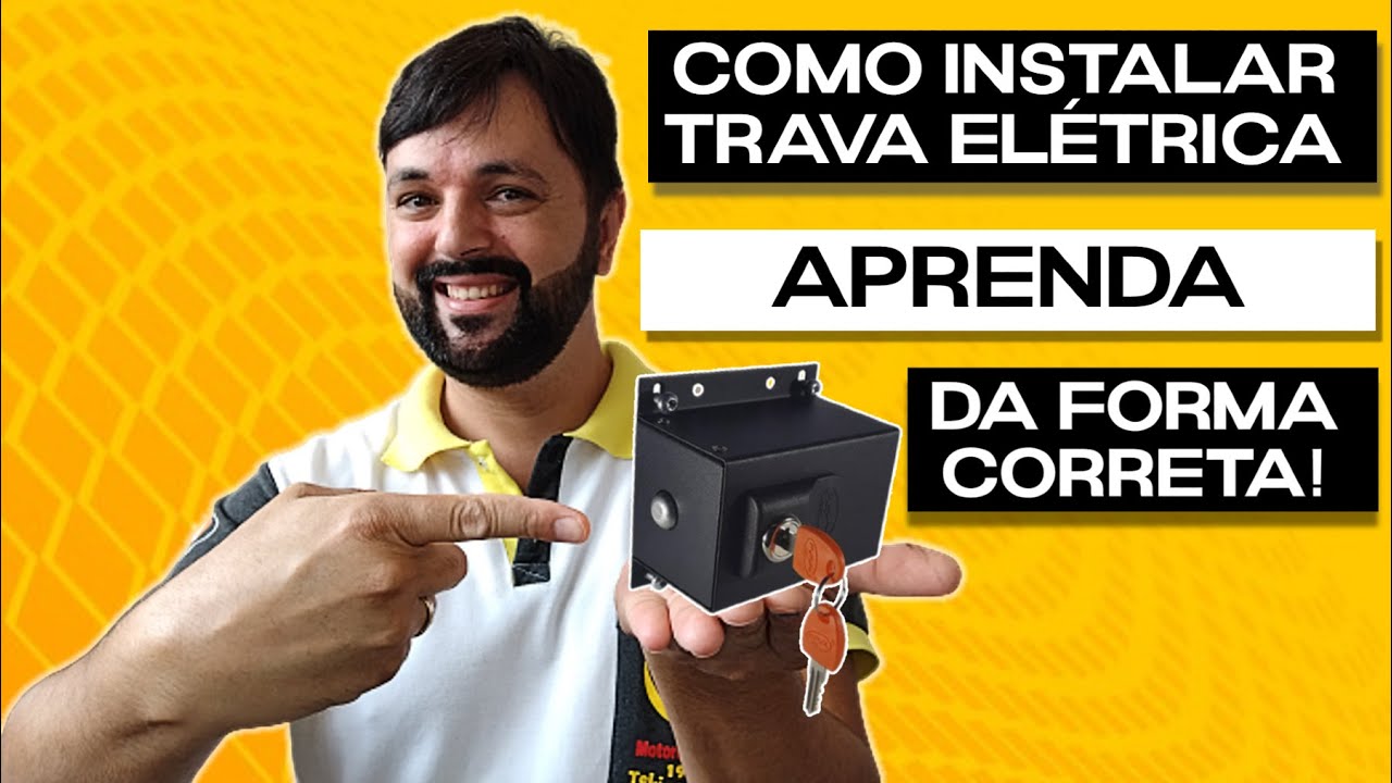 COMO INSTALAR TRAVA ELÉTRICA CORRETAMENTE (PASSO Á PASSO) #tsamotoresportoes