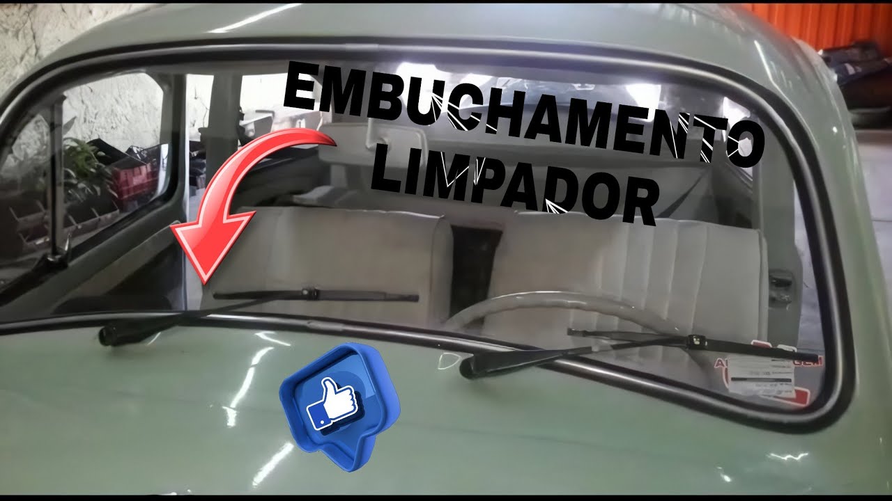 COMO REALIZAR O EMBUCHAMENTO DO LIMPADOR DE PARA-BRISA DO FUSCA
