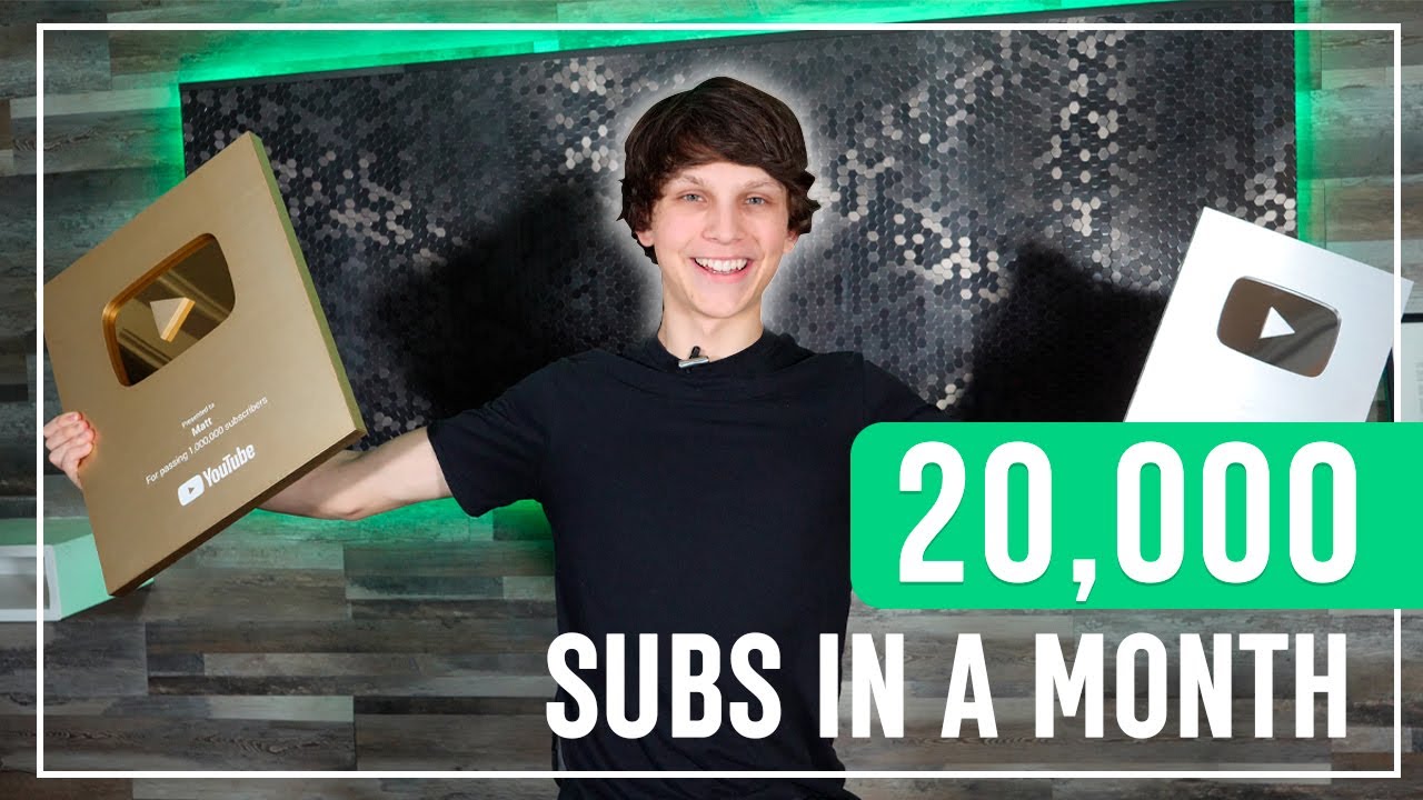How I Got 20,000 Subscribers in 30 Days on YouTube