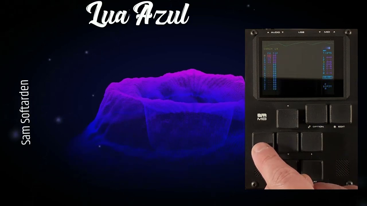 M8 Dirtywave Tracker Lua Azul