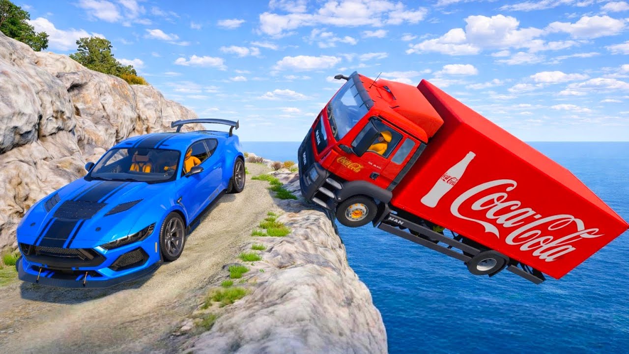 Car vs Truck at the Deadly Edge! 💥 | BeamNG Drive #96!