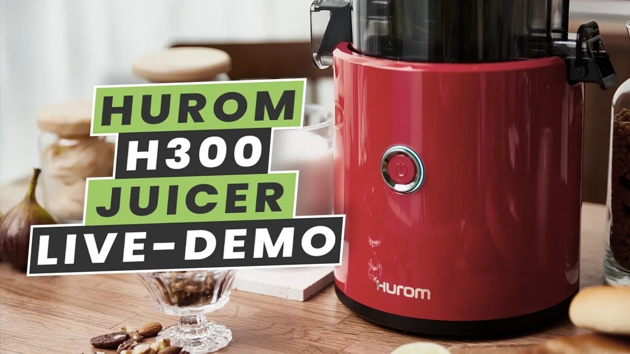 Hurom H300 Self-Feeding Juicer | Live Demonstration
