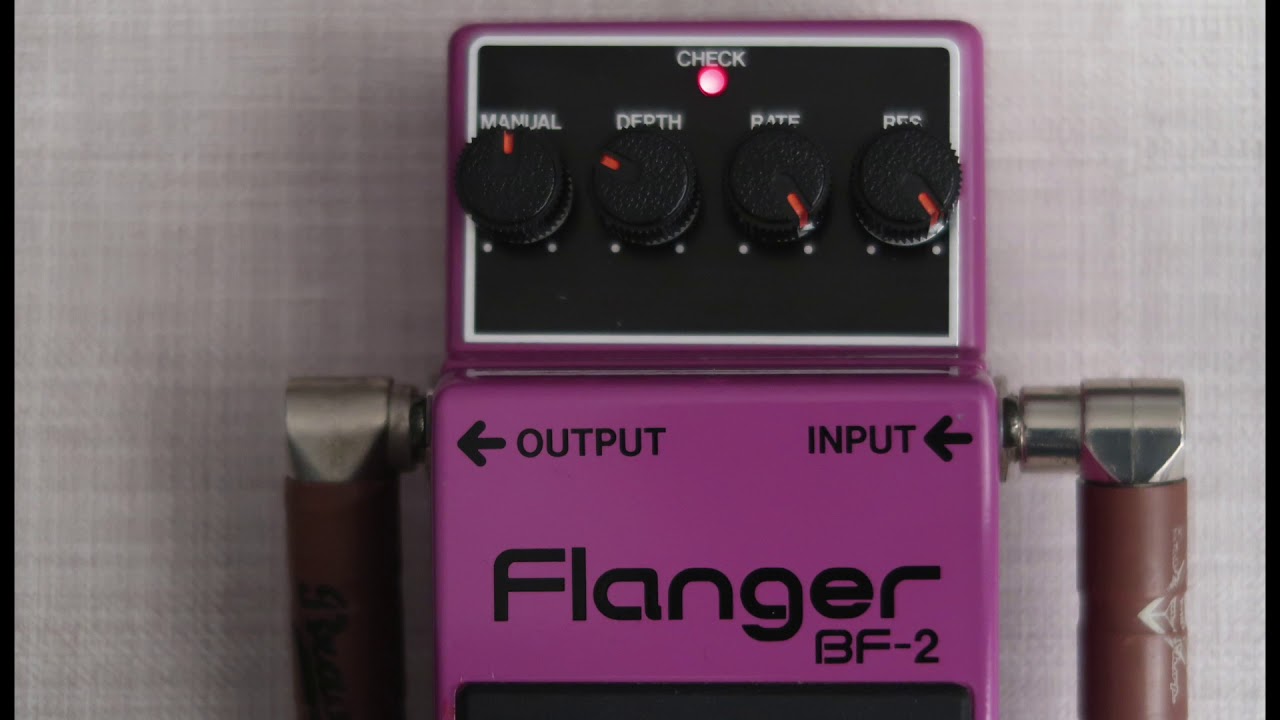 Boss BF-2 Flanger (Bass Demo)