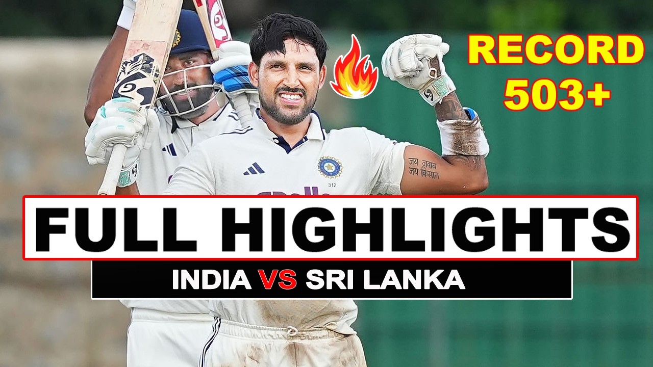 India vs Sri Lanka 2nd Test Day 2 Highlights | IND vs SL | India Tour of Sri Lanka 2026