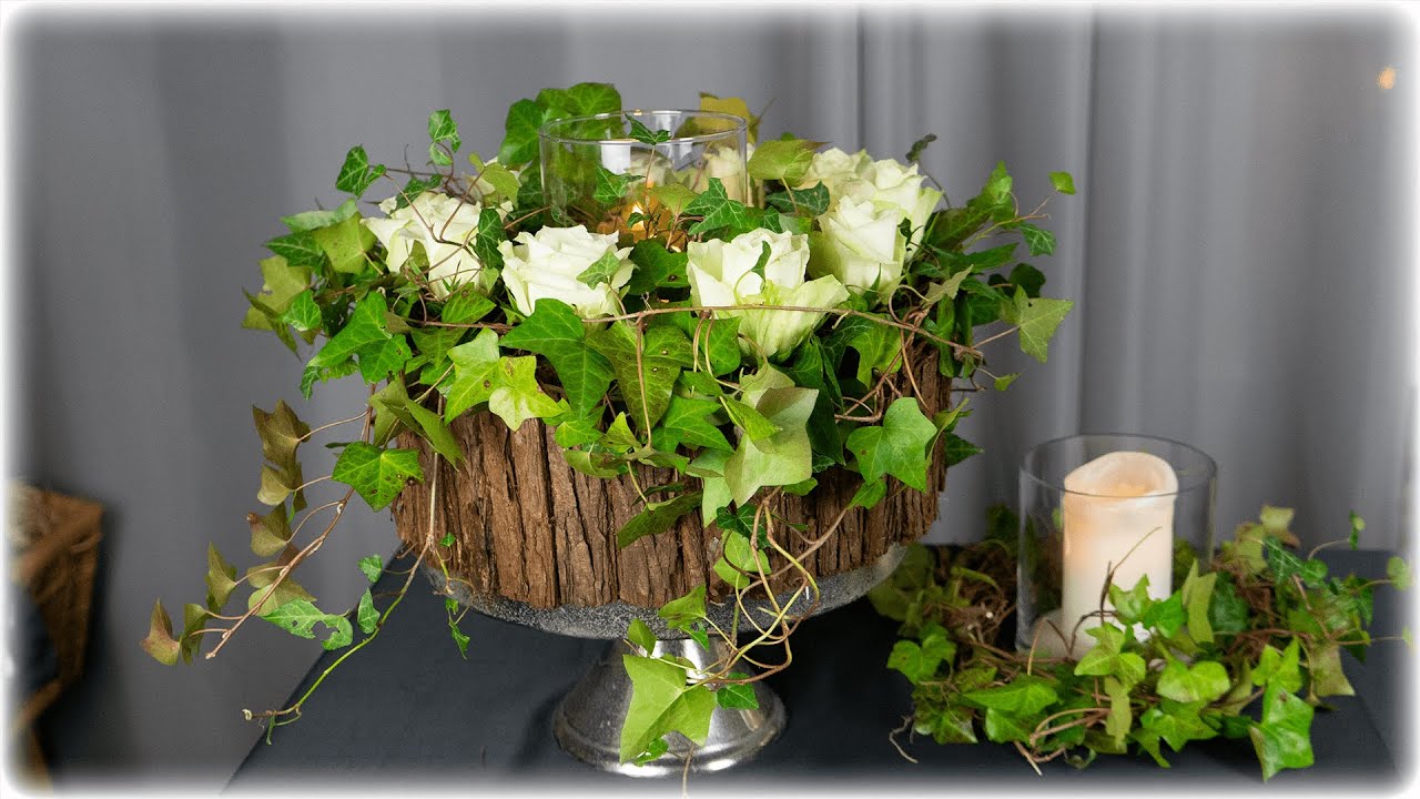 weiße Rosen und Efeuliebe🤍💚