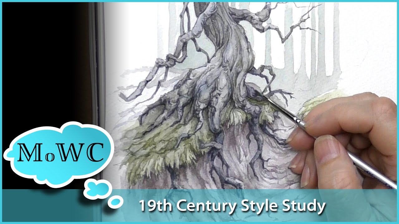 WAIT! What Style am I Painting In?! Watercolor Tree Painting, Change of Heart.