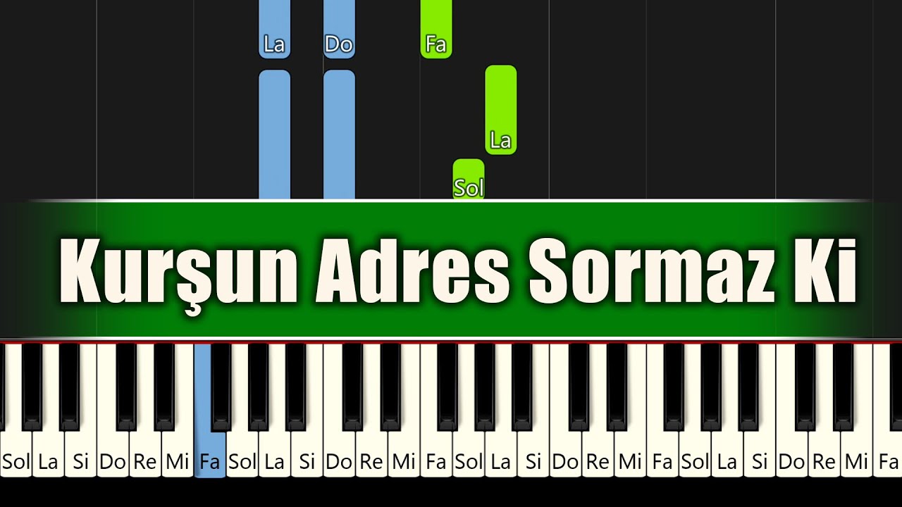 Kenan Doğulu - Kurşun Adres Sormaz Ki - Piyano
