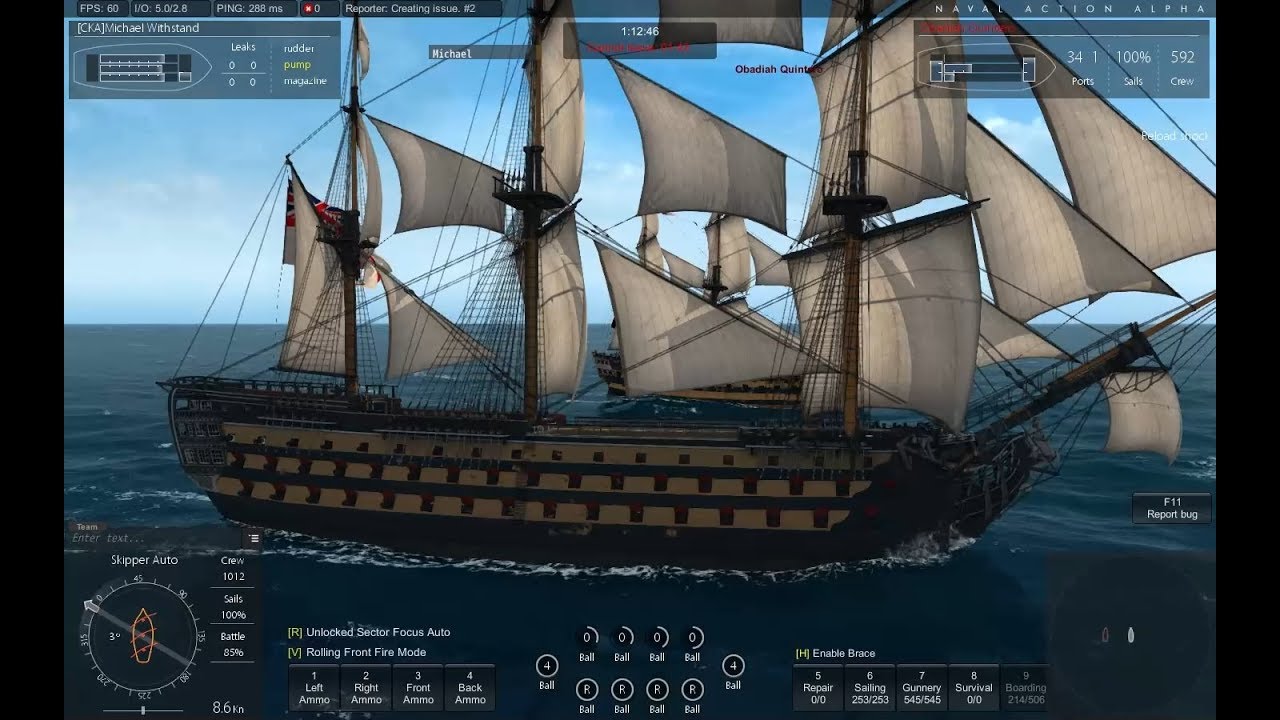 L'Ocean, French First Rate Ship of the Line, Naval Action