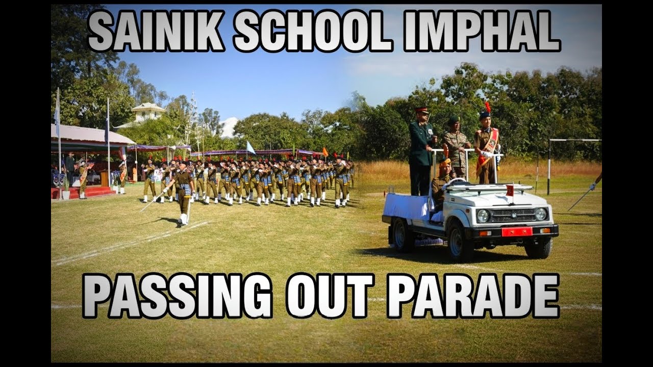 Passing Out Parade 2025-26 Class XII Cadets march forward with pride & honour- Sainik School Imphal