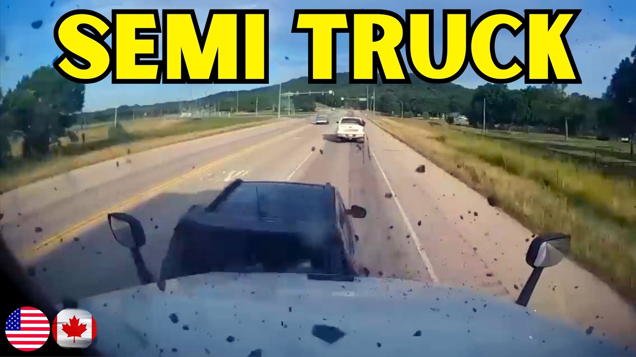Best of Semi Truck Crashes Compilation - 5
