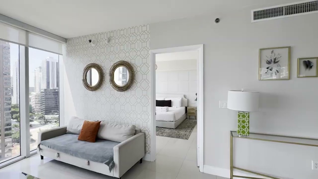 Airbnb-Approved 2BR/2BA Corner Condo at Icon Brickell (W Miami) | Bay Views & Investment Potential