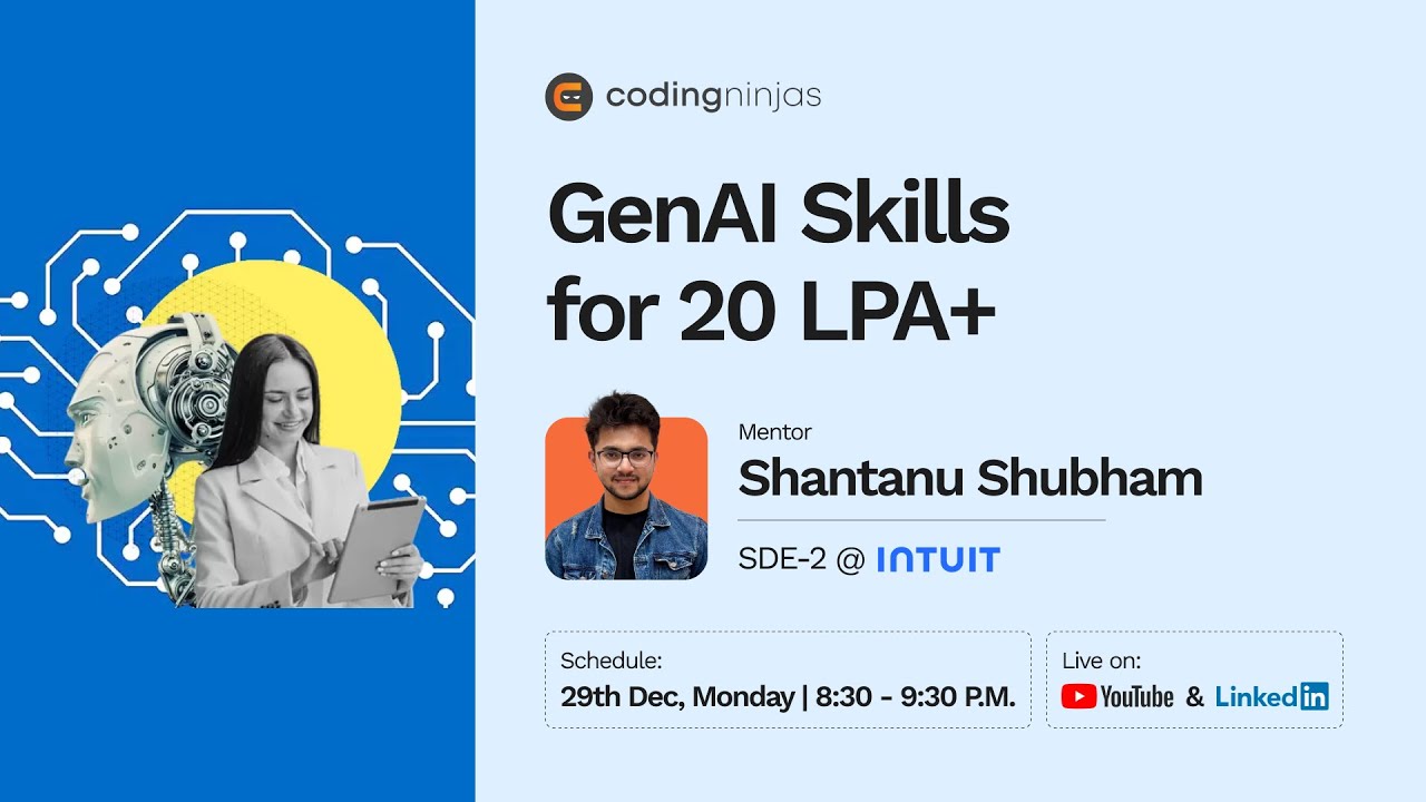 GenAI Skills for 20 LPA+ Jobs | Big Tech AI Careers Explained (Live Masterclass)