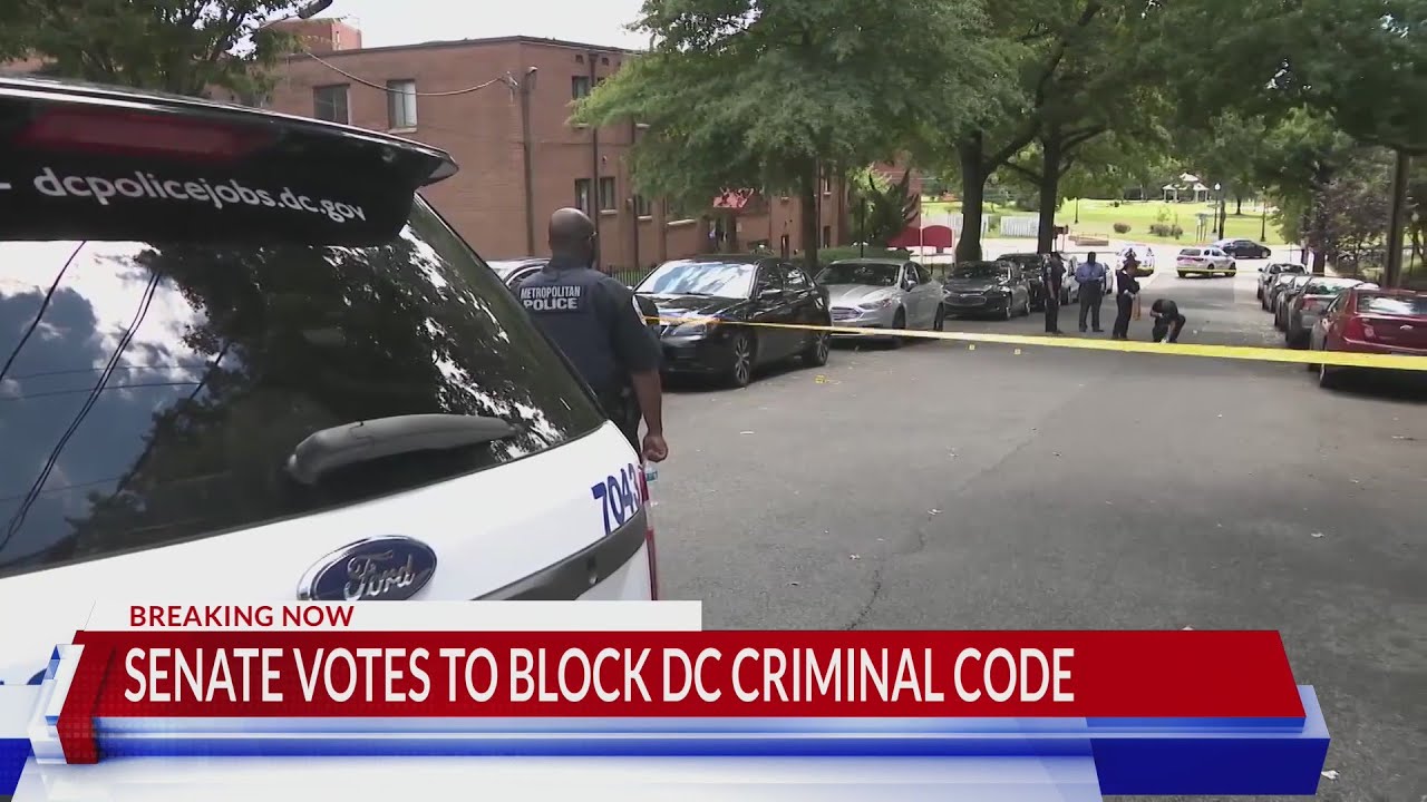 Senate passes resolution blocking DC's revised criminal code