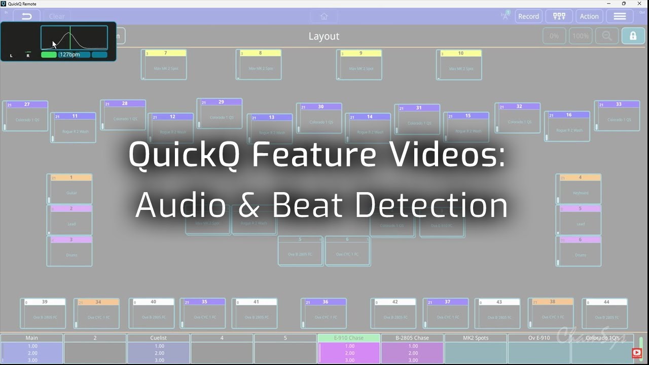 QuickQ Feature Videos: Audio Input & Beat Detection