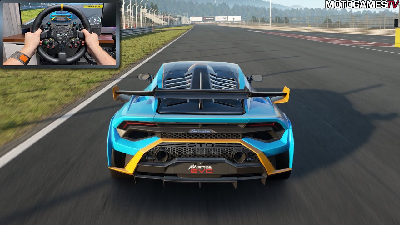 Assetto Corsa EVO (Early Access) - Lamborghini Huracan STO at Fuji Speedway | Moza DD R9 Gameplay