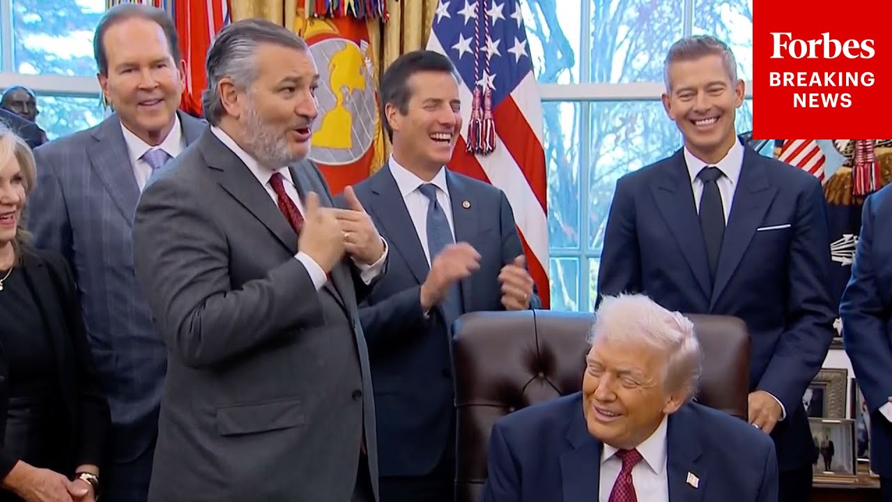 Ted Cruz Cracks Up Trump, Others In Oval Office With Car Purchase Joke