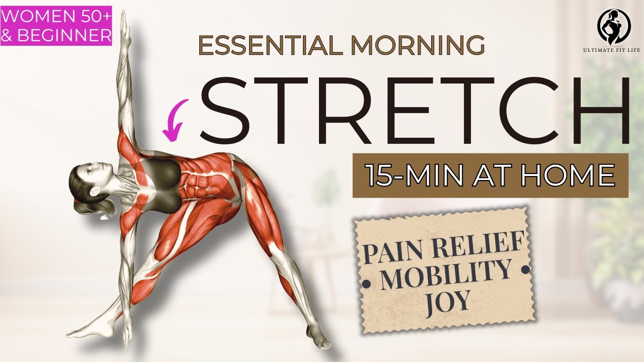 Essential Morning Stretch for Pain Relief & Mobility | Daily Full Body Routine for Women Over 50