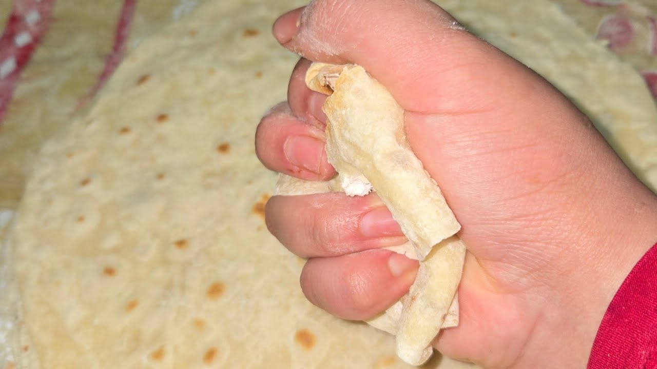 اسهل طريقة تحضير خبز طاكوس 