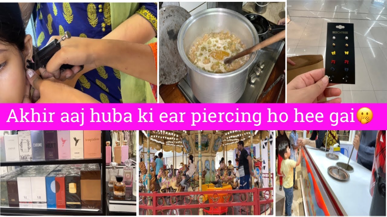 Weekend spent with siblings|My niece ear piercing|Shopping @Emporium Mall|Tarab khan vlogs