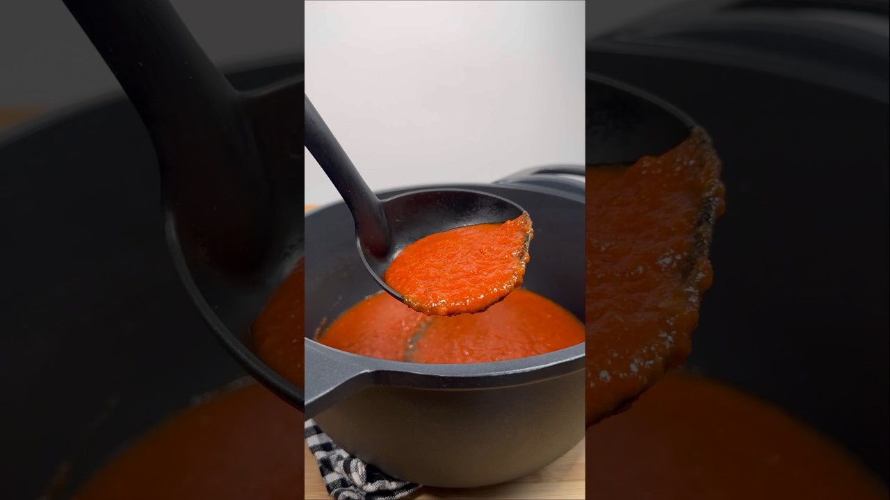 La aut&eacute;ntica receta de salsa de tomate casera