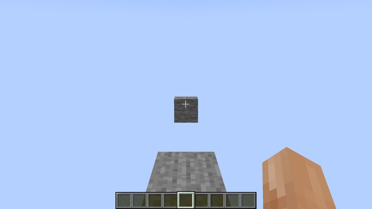 how to jump 9 blocks in minecraft
