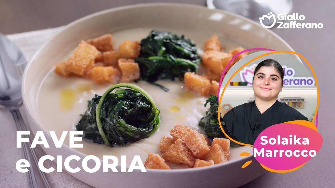 FAVE e CICORIA: la ricetta della CHEF STELLATA SOLAIKA MARROCCO😍🌿🥄