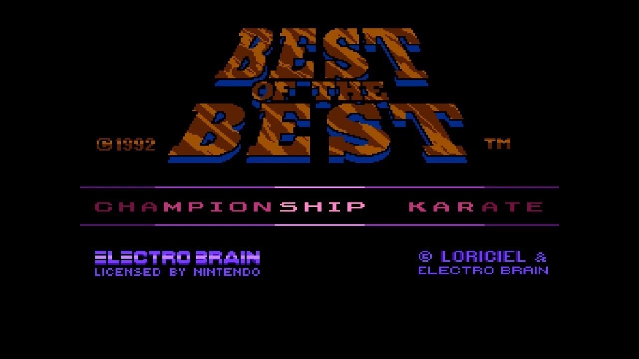 NES Best of the Best: Championship Karate