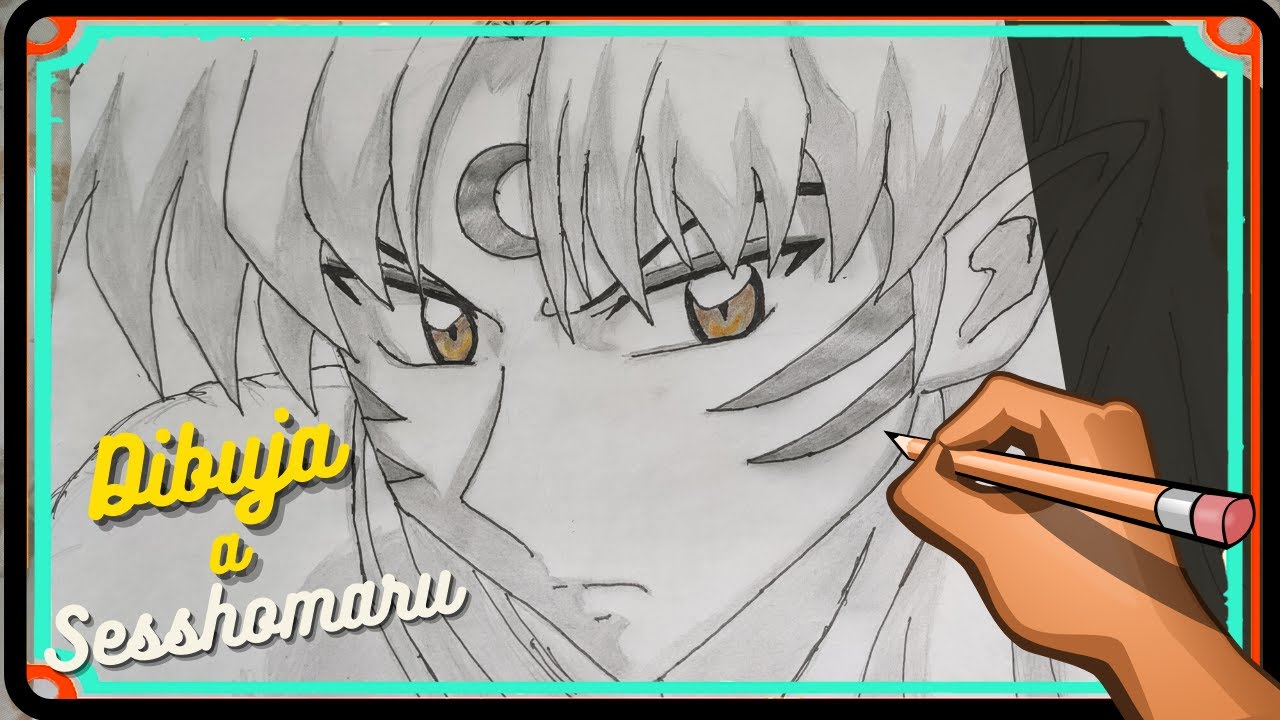 ✍🔥Como Dibujar A SESSHOMARU | INUYASHA - A lapiz (Anime) Paso a Paso 🔥🔥