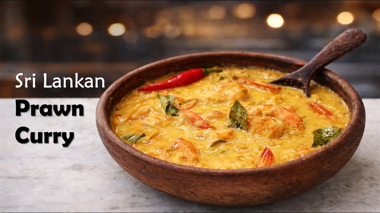 Creamy Coconut Prawn Curry with Sri Lankan Heat 🔥