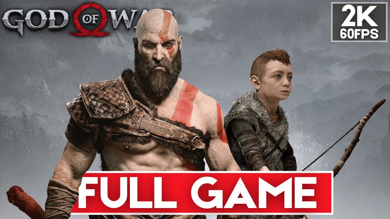 GOD OF WAR 2018 100% Gameplay Walkthrough [2K 60FPS PC ULTRA] FULL GAME