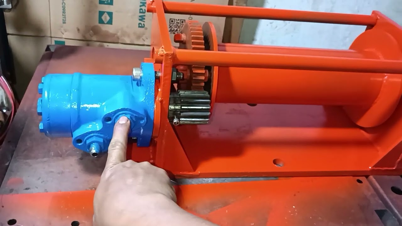 Tời kéo thủy lực. 0966927648. Chuyên làm tời thủy lực 