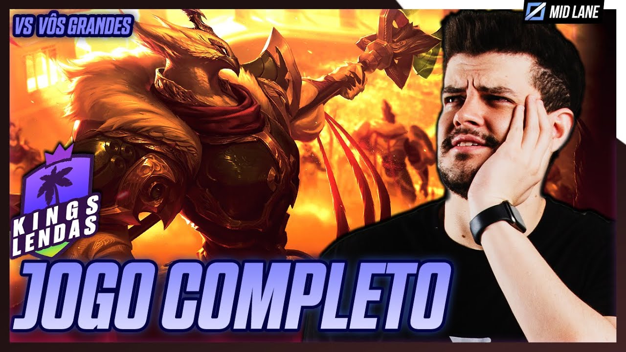Treino de AZIR vs VOS GRANDES - Jogo COMPLETO e VOD review!