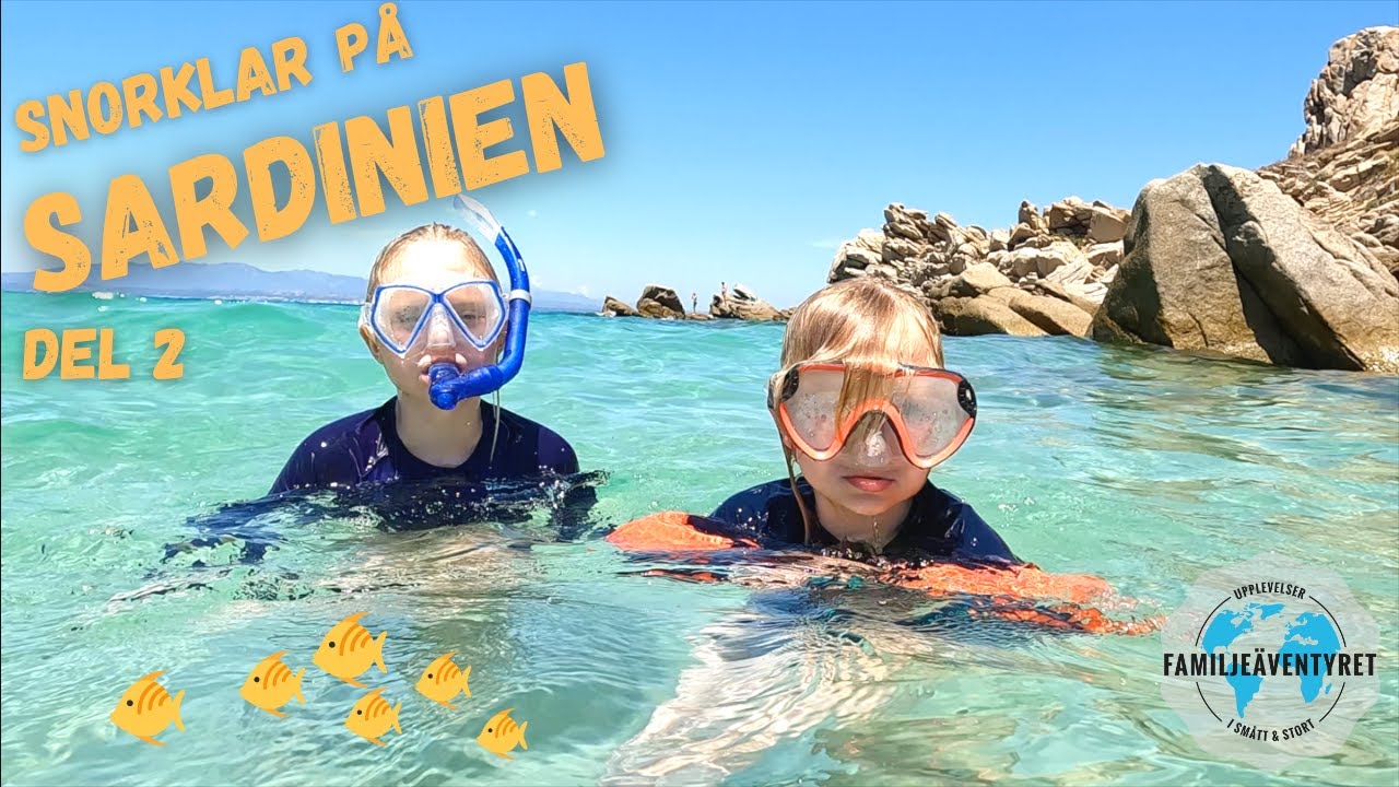 Snorklar på Sardinien, del 2 - VLOGG