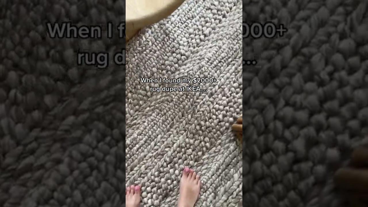 Dywan designerski za 3000 dolar&oacute;w kontra dywanik IKEA za 300 dolar&oacute;w