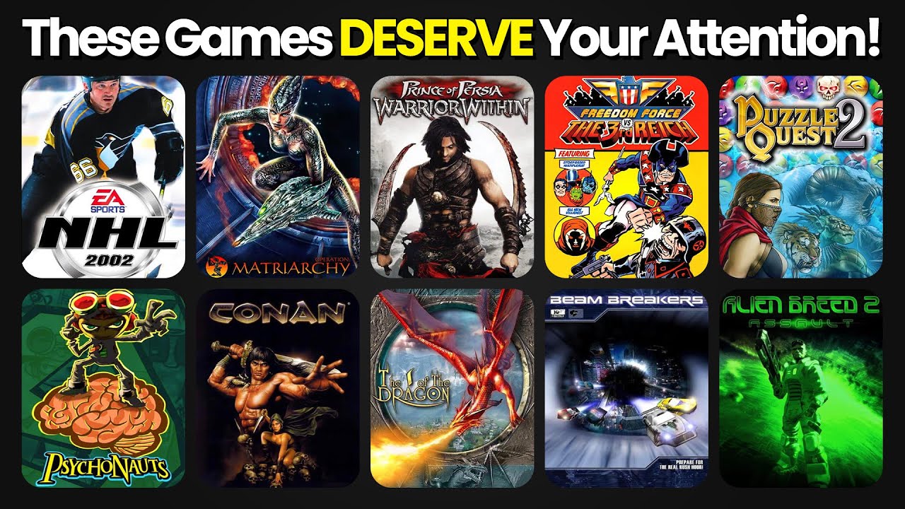100 Old Games For Low Spec PC | Potato & Low End Games (256MB VRAM / 512MB VRAM / Intel HD Graphics)