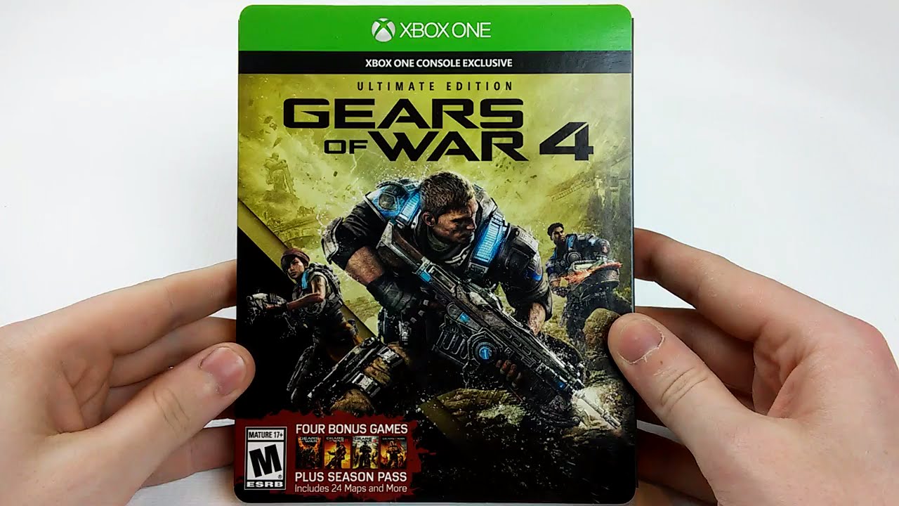 Gears of War 4: ULTIMATE EDITION Unboxing(XBOX ONE)