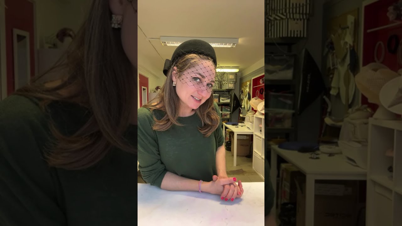 How to Wear Pillbox Hats and Fascinators. Hat Making tutorials with Elena Shvab Millinery, London