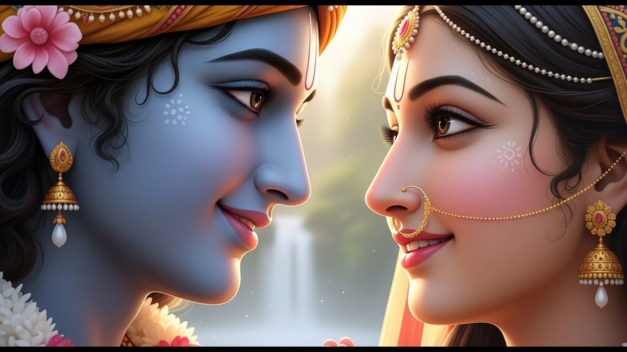 Radha Krishna Dhun – जो सुने उसके मन में शांति छा जाए |  #RadhaKrishna  #Bhakti #KrishnaBhajan#AIArt