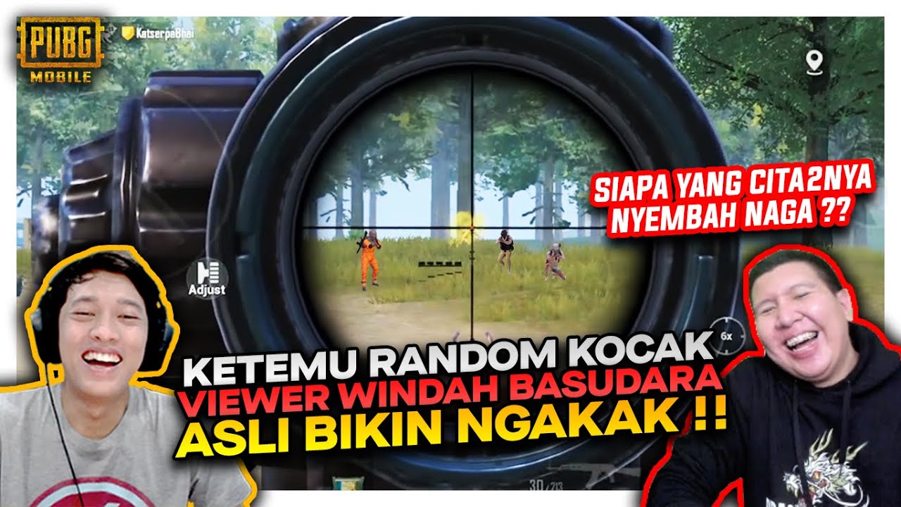 WINDAH BASUDARA MENANGIS LIHAT INI !! KETEMU RANDOM KOCAK ASLI NGAKAK BOCIL KEMATIAN - PUBG MOBILE