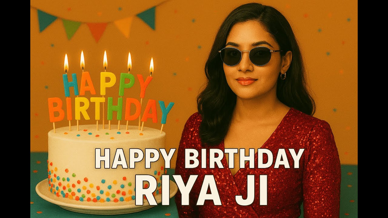 🎂 Happy Birthday Riya Ji 🎶 | Special Birthday Song 2025 | Personalized Name Song 🎉#video #viral